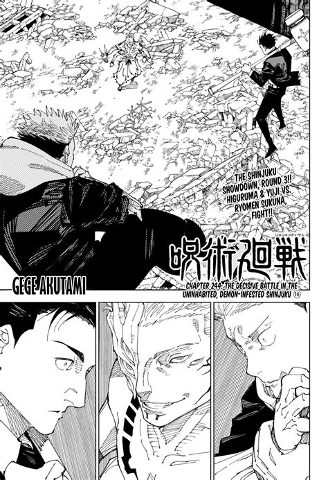 Jujutsu Kaisen Chapter 244 Pre